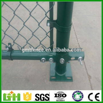 Factory Supply pvc coated green chain link wire fence